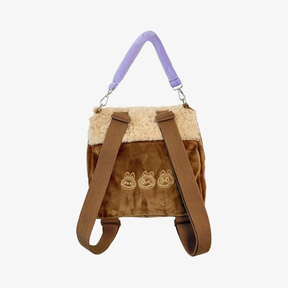 Authentic LABUBU The Monsters Fuzzy Backpack Membership Exclusive - RARE - Picture 3 of 16